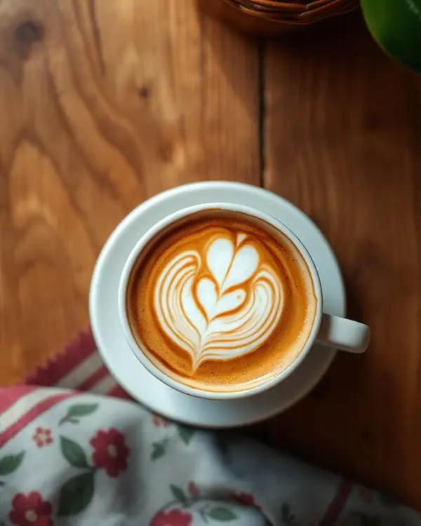 Es kopi susu gula aren dingin dengan es batu